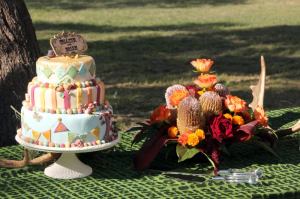Colleen and Brian's wedding cake