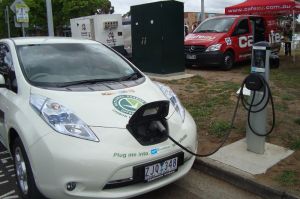 Moreland Council electric car recharging at Fawkner
